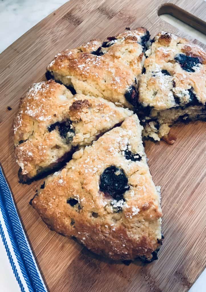 Homemade Blueberry Scones