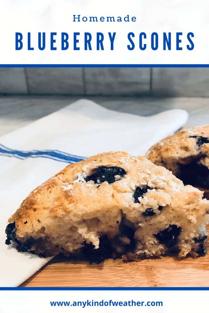 Homemade Blueberry Scones